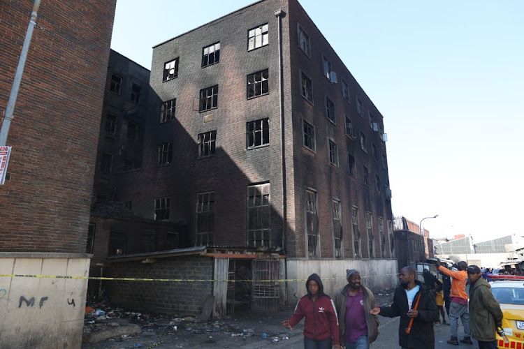 A view of a building in Johannesburg, highlighting the city's challenges and the urgent need for a strategic revival plan