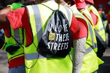 Campaign drawstring bag for the Jozi My Jozi Clean-up event.