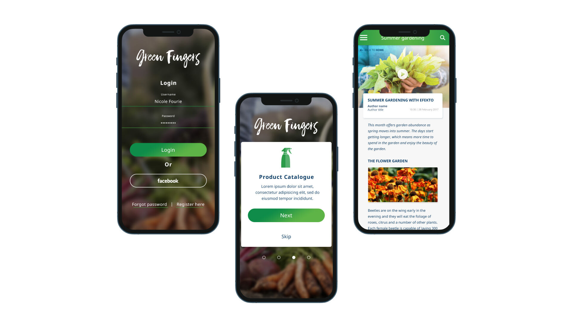 full width banner efecto green fingers