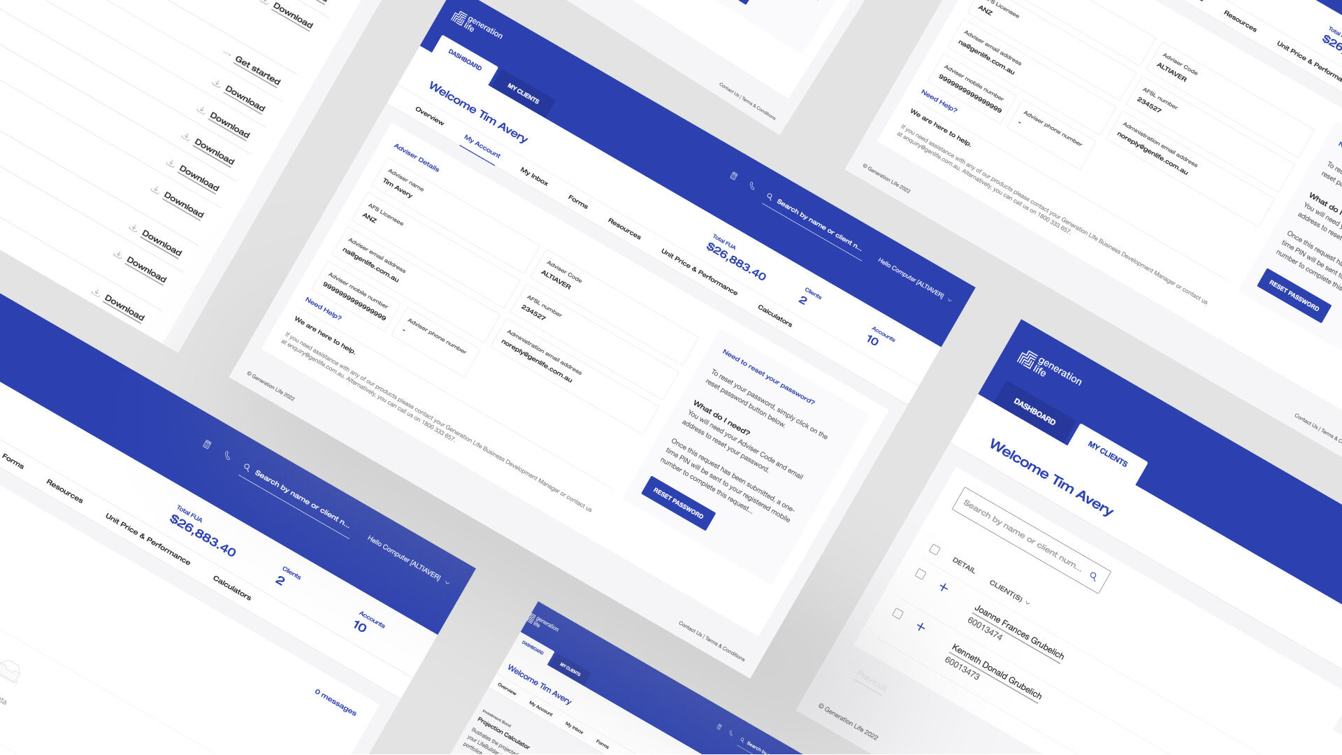 full width banner generation life portal