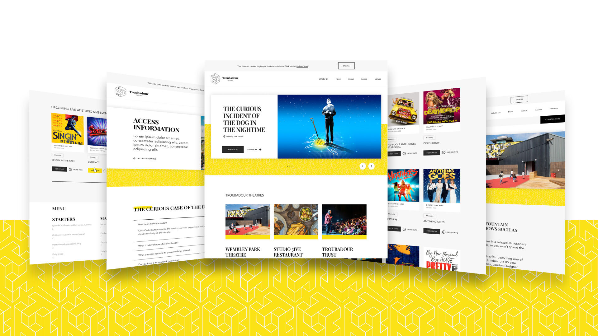 full width banner troubadour